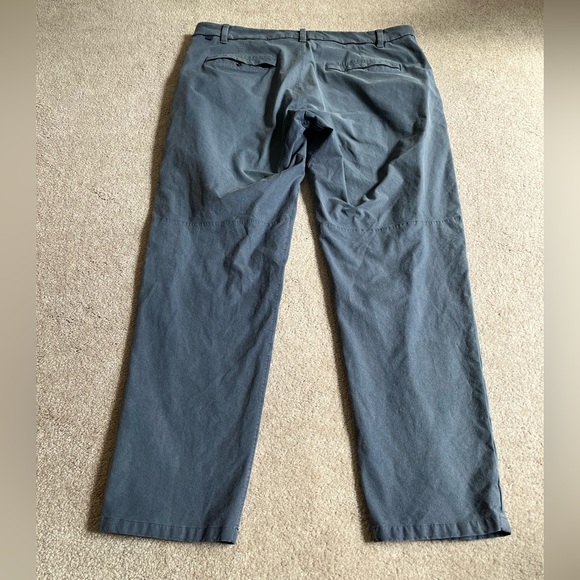 Lululemon Men’s Blue Gray Cotton Swift Commission Pants Sz. 38 - Picture 3 of 4